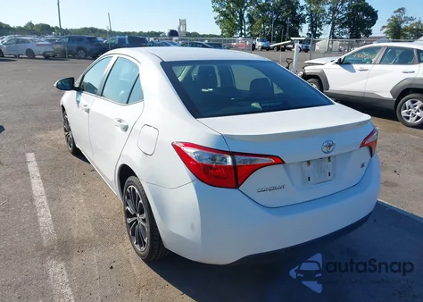 2016 Toyota Corolla S Plus из США, поврежденный, VIN 2T1BURHE2GC698516